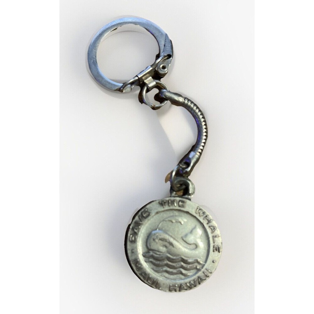 Vintage Maui, Hawaii  Keychain / Key Ring - Save the Whales